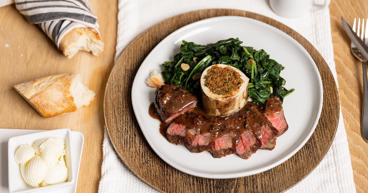 Steak with Sauce Bordelaise | Beef Loving Texans | Beef Loving Texans is your one-stop information c